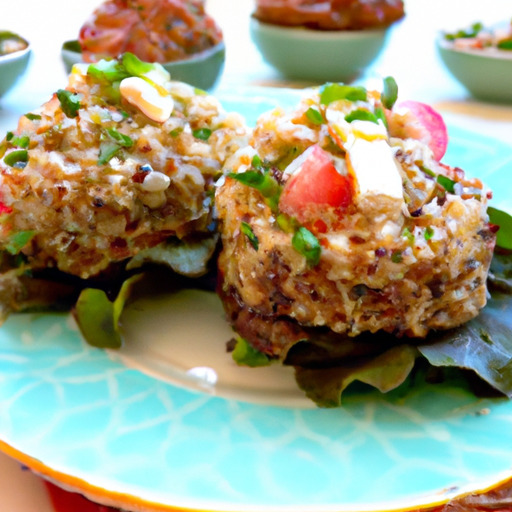 High-Protein Lamb Sliders with Quinoa Salad