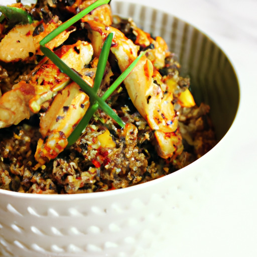 Golden Sesame Chicken Quinoa Bowl