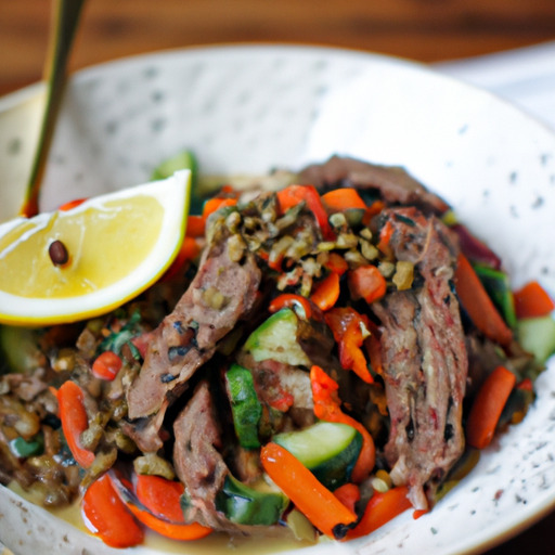 Spiced Lamb And Lentil Protein Power Bowl