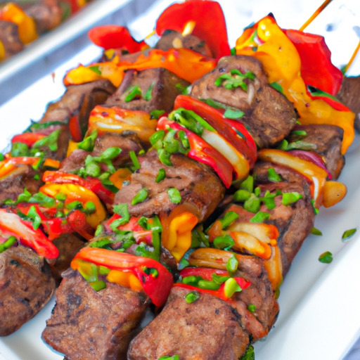 Spicy Lemon-Lime Beef Skewers