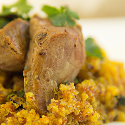 Lamb Infusion Quinoa Stacks