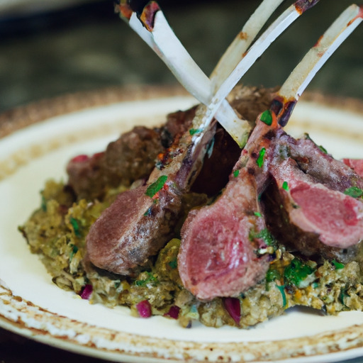 Char-grilled Sumac Lamb with Quinoa Tabouli