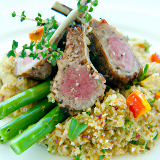 High-Protein Herb Crusted Lamb Racks