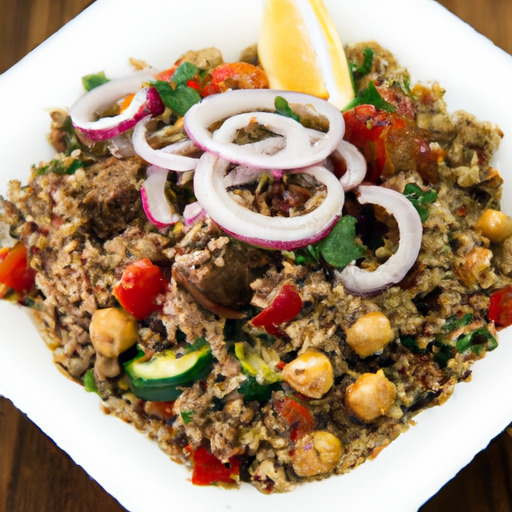 Spicy Lamb Kebabs with High-Protein Quinoa Salad