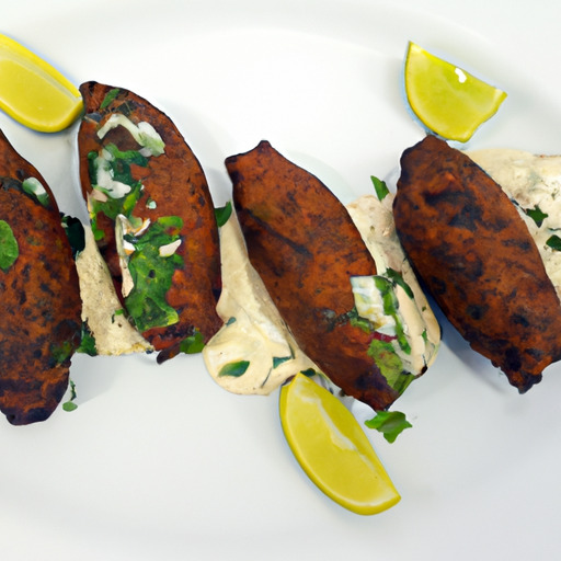 Spicy Lamb Kofta with Greek Yoghurt Dip