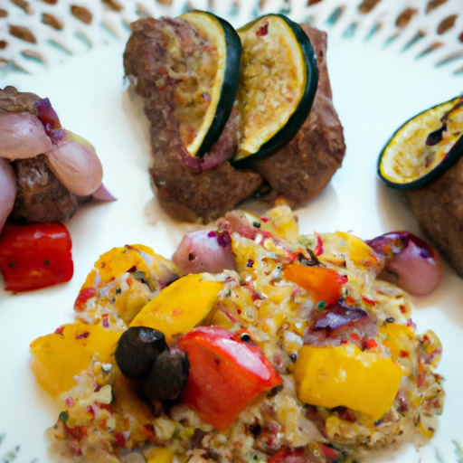 Mediterranean Herbed Lamb and Quinoa Pilaf