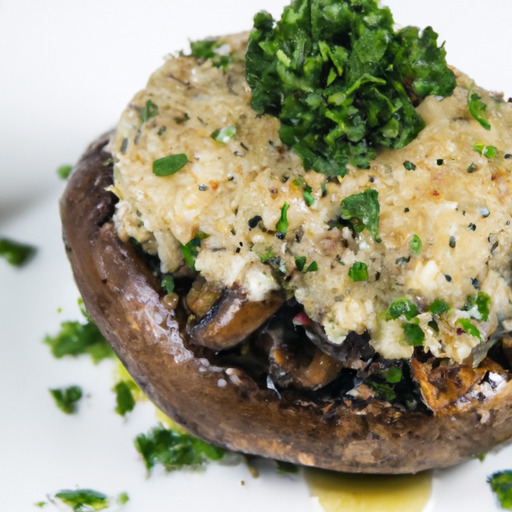 Turkey Triumph Stuffed Portobello Mushrooms