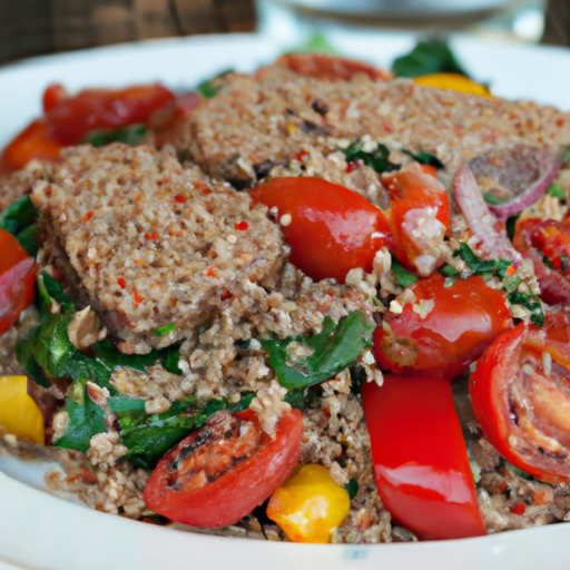 Piquant-Spiced Beef Steak and Quinoa Salad