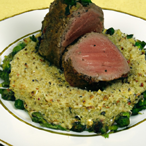 Lambchetta with Quinoa Spinach Stuffing
